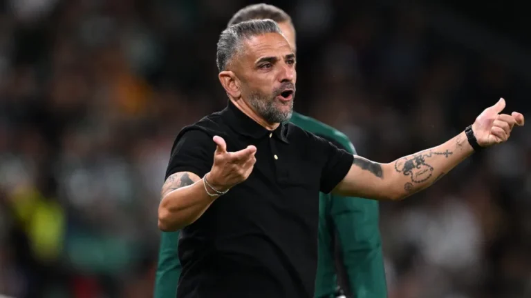 Rui Borges e as dificuldades do Sporting: “Galatasaray teve alguma sorte”