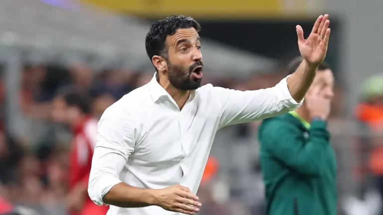 A reação de Ruben Amorim à derrota do AC Milan frente ao Benfica